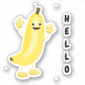 Funny banana sticker (Voorkant)