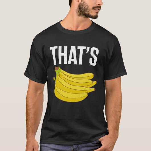Funny bananas shirt THAT'S BANANAS (Voorkant)