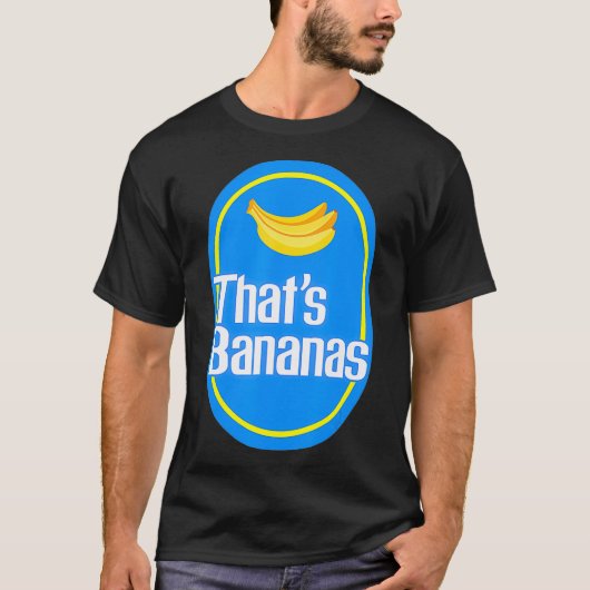Funny bananas  THATS BANANAS  Halloween costume  T-shirt (Voorkant)