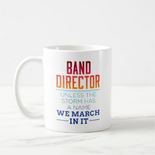 Funny Band Director Tenzij Storm naam heeft, maart Koffiemok