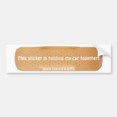 Funny Bandaid Auto Sticker (Voorkant)