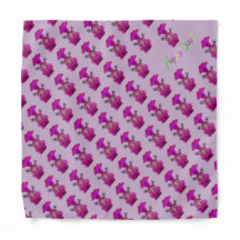 Funny Bandana for Girls - Lila