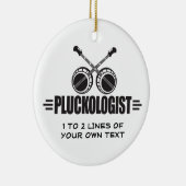 Funny Banjo Keramisch Ornament (Rechts)