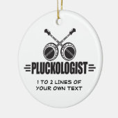 Funny Banjo Keramisch Ornament (Links)