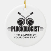 Funny Banjo Keramisch Ornament (Achterkant)