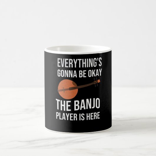 Funny Banjo Player Gifts | Blauwvintonijn Koffiemok (Center)
