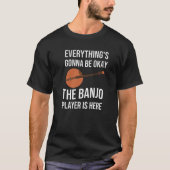 Funny Banjo Player Gifts | Blauwvintonijn T-shirt (Voorkant)