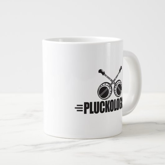 Funny Banjo Player Grote Koffiekop (Voorkant rechts)
