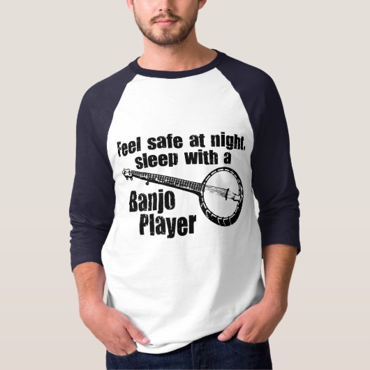 Funny Banjo T-shirt (Voorkant)