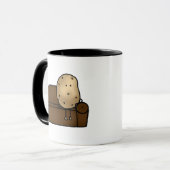 Funny bank-aardappel mok (Voorkant links)