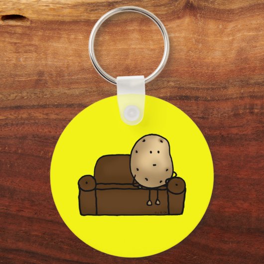 Funny bank-aardappel sleutelhanger (Voorkant)