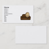 Funny bank-aardappel visitekaartje (Voorkant / Achterkant)