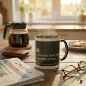 Funny Bank of Dad Credit Card Father's Day Gift Mok