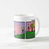 Funny Bank Robbery Stickman Mok - 014 (Voorkant rechts)