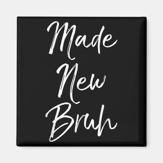 Funny Baptism Gift For Boys Salvation Quote Made N Magneet (Voorkant)