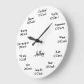 Funny Bar-alcoholslot, speciaal ontworpen klok (Hoek)