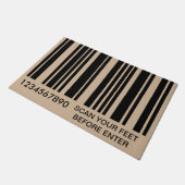 Funny Bar-codestijl - Scannen je aanbieding voorda Deurmat (Schuin)