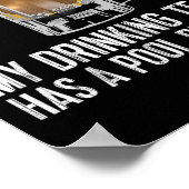 Funny Bar Drink poolteam Poster (Hoek)