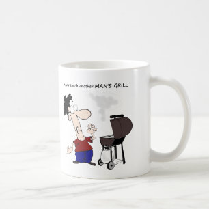 Funny Barbecue BBQ Cookout Quote Cartoon Cook Koffiemok