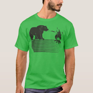 Funny Barbecue Beer Grilling Natuur Forest T-shirt