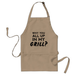 Funny Barbecue Grill Apron Standaard Schort