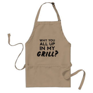 Funny Barbecue Grill Apron Standaard Schort