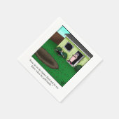 Funny Barbecue Humor Napkins Servet (Hoek)