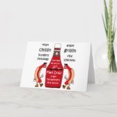 Funny barbecue kaart (Voorkant)