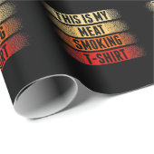 Funny Barbecue Meat Lover Grilling BBQ Cadeaupapier (Rol Hoek)