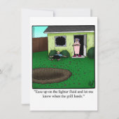 Funny Barbecue Party Uitnodiging (Voorkant)