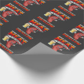 Funny Barbecue Sausage for Meat lover BBQ Cadeaupapier (Hoek)