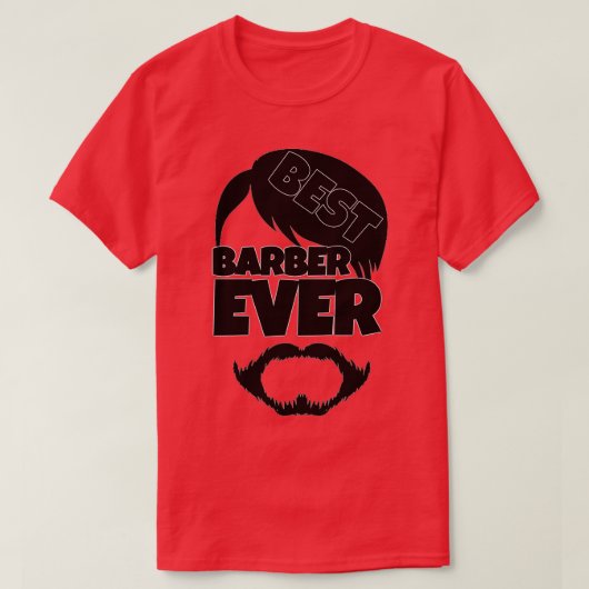 FUNNY BARBER GIF T-SHIRT (Design voorkant)