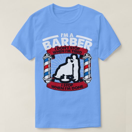 Funny Barber Gift Classic TShirt (Design voorkant)