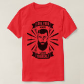 Funny Barber Quote houdt van je hemelliefde T-shirt (Design voorkant)