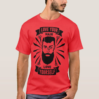 Funny Barber Quote houdt van je hemelliefde T-shirt