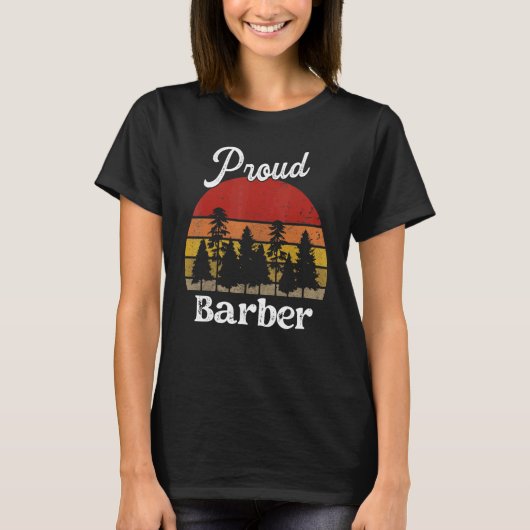 Funny Barber Shirts Job Title Professions_1 (Voorkant)