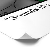 Funny Barbershop Humor Poster (Hoek)