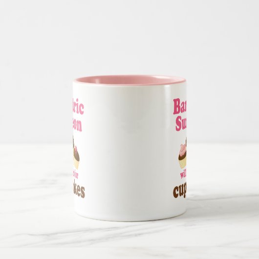 Funny Baripediatrische chirurg Tweekleurige Koffiemok (Center)