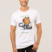  Funny Barista Capybara Shirt (Voorkant)