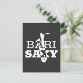 Funny Baritone Saxophone Gift for Bari Saxophonist Briefkaart (Staand voorkant)