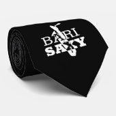 Funny Baritone Saxophone Gift for Bari Saxophonist Stropdas (Opgerold)