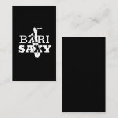 Funny Baritone Saxophone Gift for Bari Saxophonist Visitekaartje (Voorkant / Achterkant)
