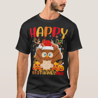 Funny Barn Owl Bird Lover Happy Barn Owl HelloThan T-shirt