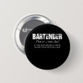Funny Bartender Alcohol Mixer Barkeeper Jokes Ronde Button 5,7 Cm (Voorkant /achterkant)