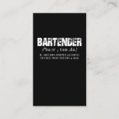 Funny Bartender Alcohol Mixer Barkeeper Jokes Visitekaartje (Voorkant)