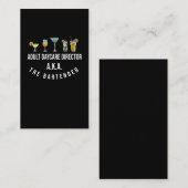 Funny Bartender Alcohol Mixer Barkeeper Jokes Visitekaartje (Voorkant / Achterkant)