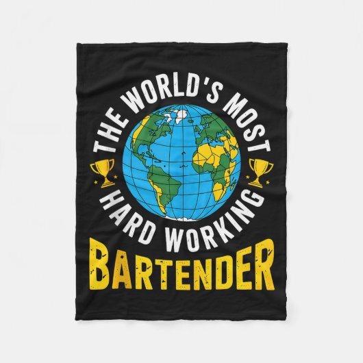 Funny Bartender Barmaid Barman Men Woman Tank Top Fleece Deken (Voorkant)