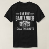 Funny Bartender ik noem de Shot Bartender Gifts T-shirt (Design voorkant)