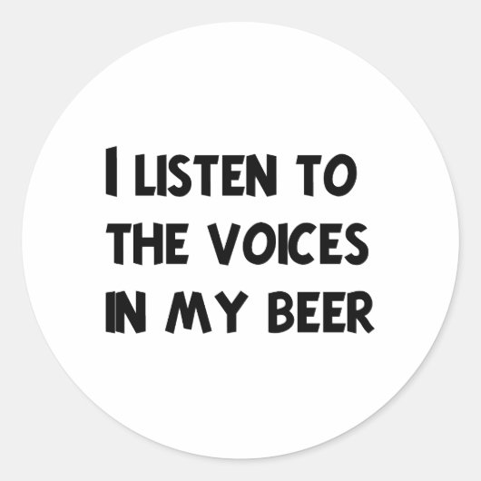 Funny Bartender T-shirts en Gifts Ronde Sticker (Voorkant)