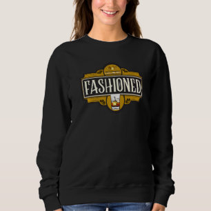Funny Bartender Vintage noemt me Oude Fashioned Wh Trui